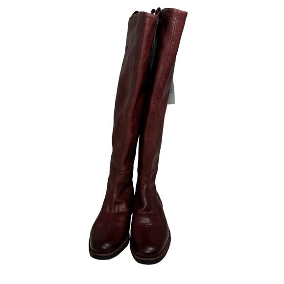FRANCO SARTO Womens Meyer Block Heel Leather Riding Boot Size 5 wide calf - Picture 4 of 9